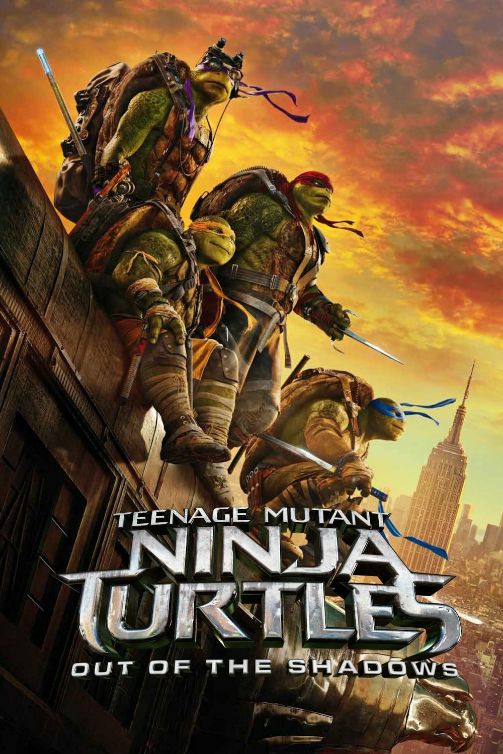 Teenage Mutant Ninja Turtles Out of the Shadows PG13 Guide
